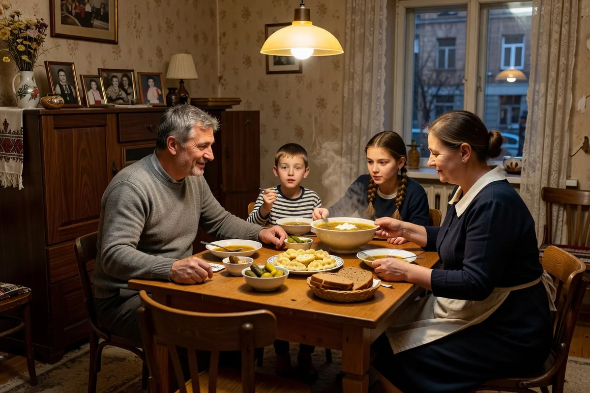 Réfugiés ukrainiens en France partageant leur expérience d'intégration