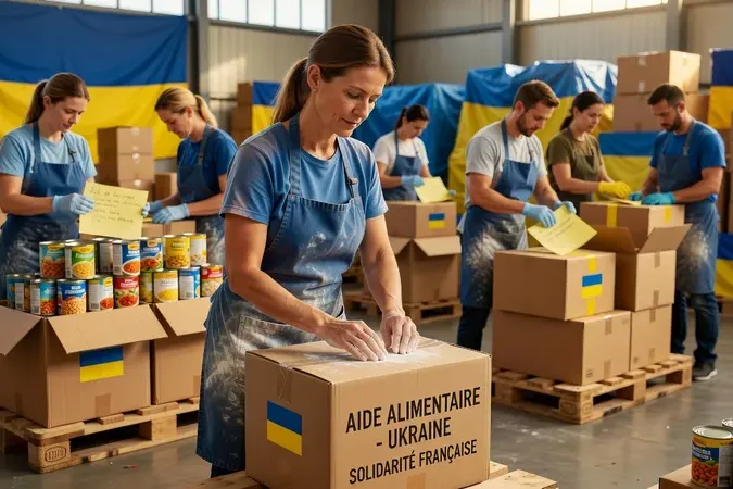 Aide humanitaire sur le terrain en Ukraine