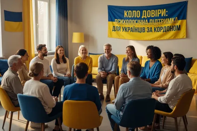 Психологічна підтримка для українських біженців в Європі