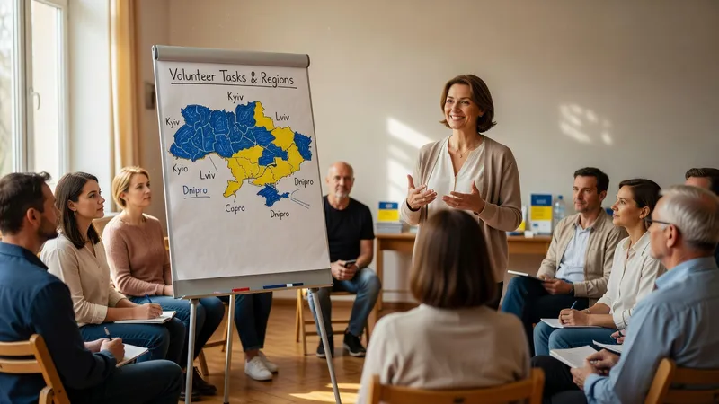 Voluntários portugueses em missão humanitária