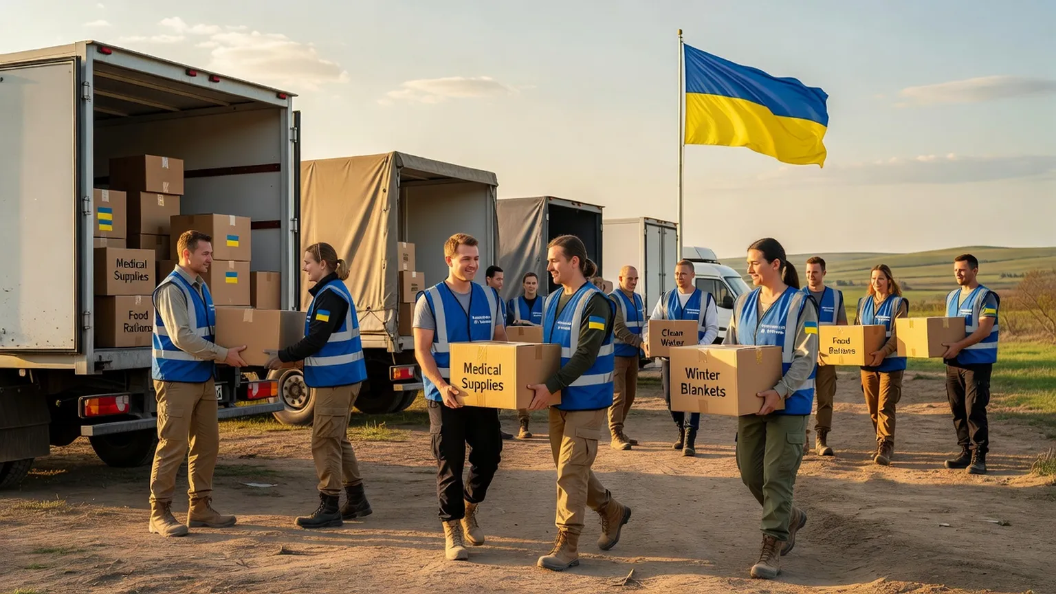 Ajuda humanitária à Ucrânia: como funciona em Portugal em 2026