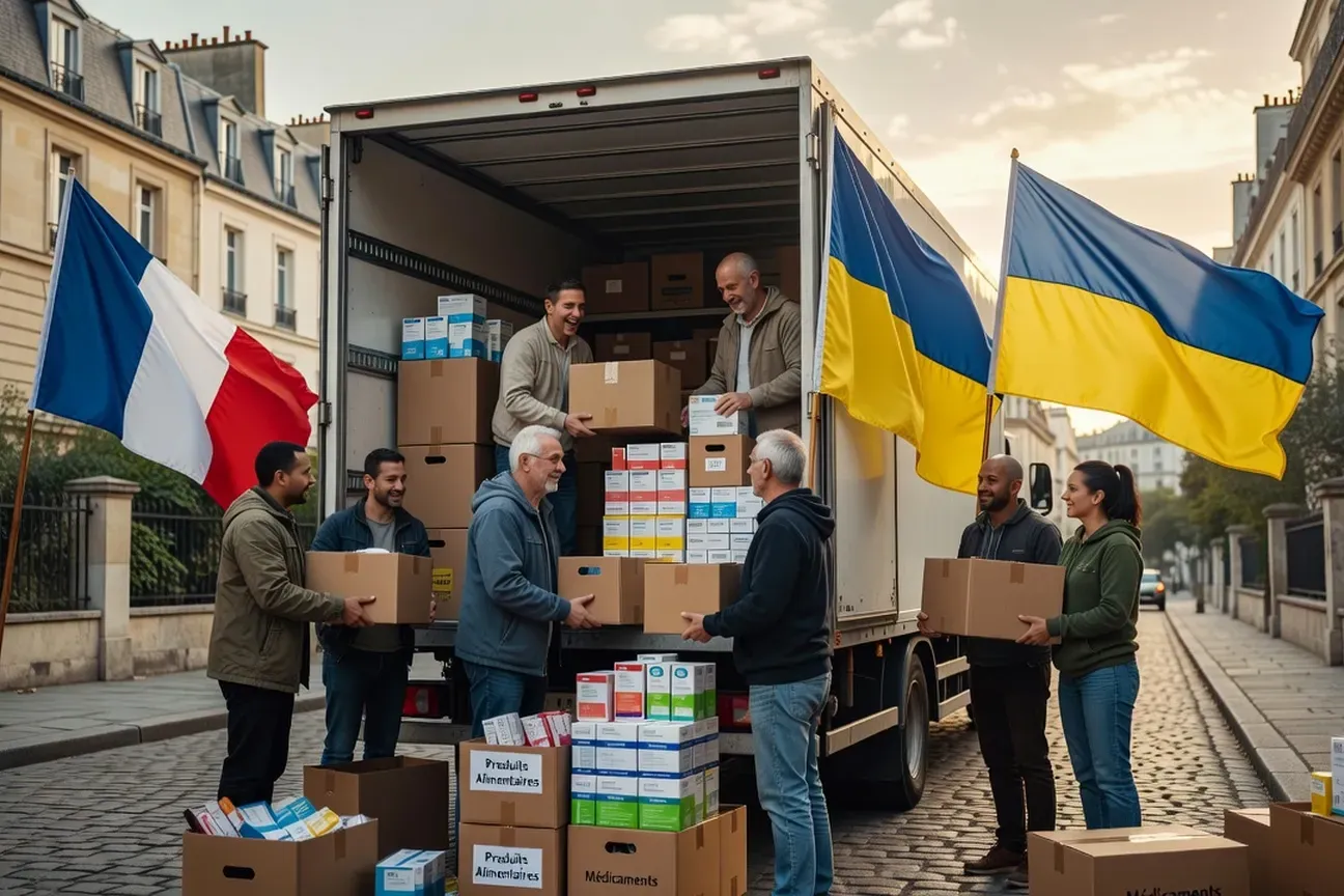 Aide humanitaire pour l'Ukraine : comment ça marche en France en 2026